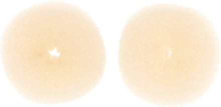 Haarsoires Haardonut 12cm – XL – Hulpmiddel voor Knot – Blond – 2 Stuks - Haar Donut - Extra Volume Haarrol - Knotmaker