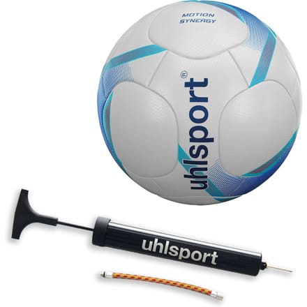 Uhlsport Motion Synergy + Gratis Uhlsport Balpomp - Keepershandschoenen - Maat 5