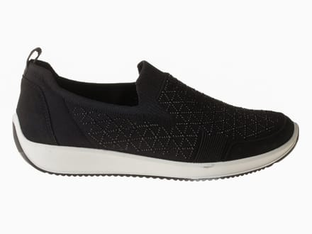 Ara Zwart Mocassin Diamant maat 37