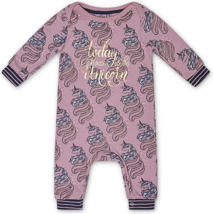 Charlie Choe Jumpsuit Roze unicorn - Maat 68