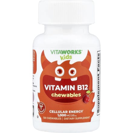 Kinder Vitamine B12 Kers Kauwtabletten 120 Tabletten