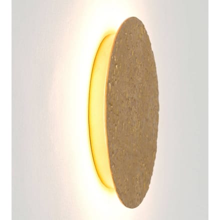 Holländer LED wandlamp Meteor, Ø 19 cm, goud