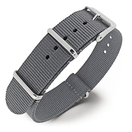 NATO Horlogeband G10 Military Nylon Strap - Grijs 20 mm