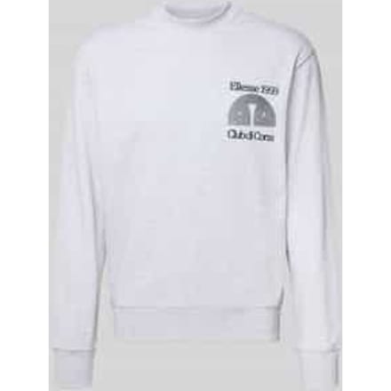 Sweatshirt met labelstitching