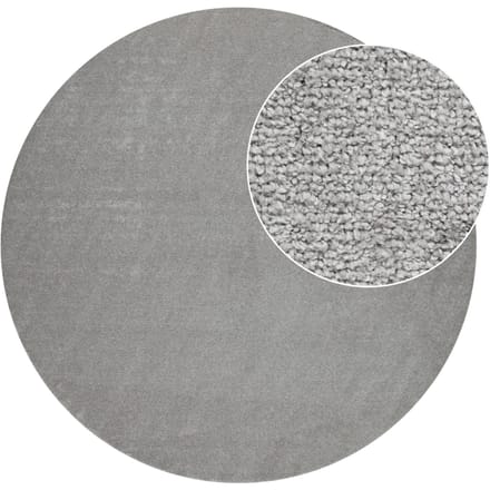Tapijt Portivo zilver 200 cm rond