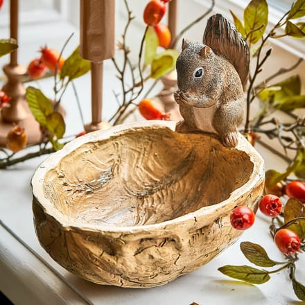 LOBERON Decoratieve schaal Orinell bruin