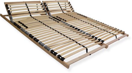 Lattenbodem 180x200 cm (2x 90x200) - verstelbaar hoofdbord - Sleepneo - bedbodem