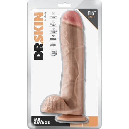 Realistische Dildo Blush Dr Skin PVC Ø 6,3 cm (22,8 cm)