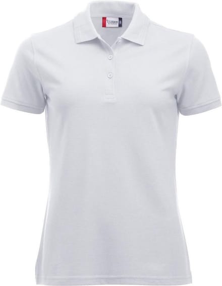 Clique Manhattan Dames Polo Wit maat M
