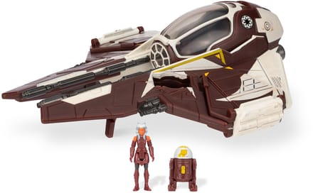 Star Wars- Vehicle Multipack (7,5cm Vehicle & Figure + 7,5cm Vehicle) - Ahsoka Tano - Starfighter Evolution Box Set