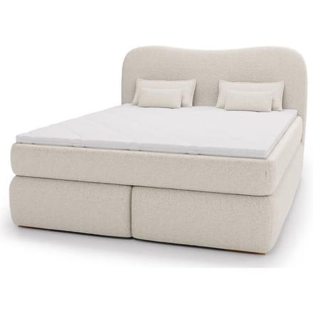 Lavelle boxspring bouclé 180 x 200 cm | NADUVI Collection