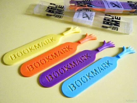 Boekenlegger 'Help me'  (4 stuks)