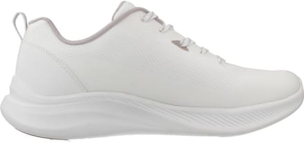 Skechers BOBS Moda Flex Textiel Dames Witte Sneakers