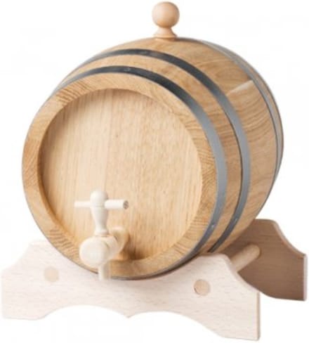 Wijnvat 10l op voet met kraan