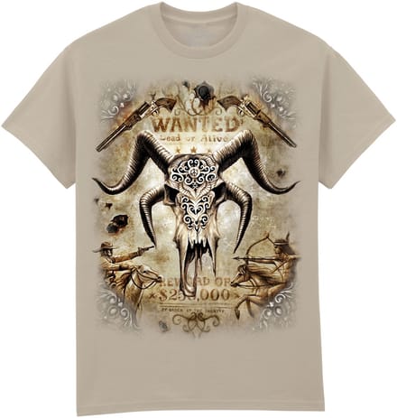 Skull Wanted The Coloured House T-shirt M