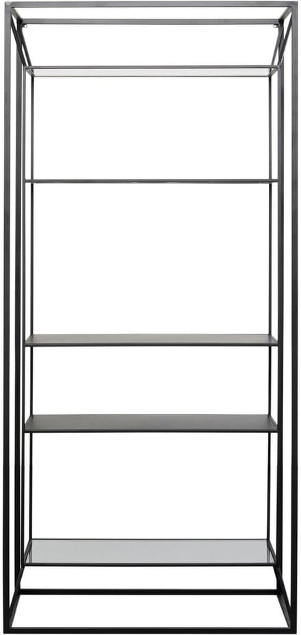Bookshelf Corinne 200x90cm zwart Kare Design