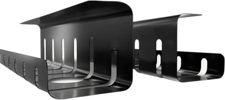 DnA® Kabelgoot - Kabelgoot Bureau - Cable Management - Zwart - 40cm x 10cm x 1cm