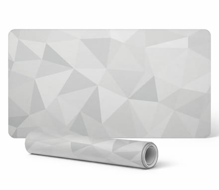 Antislip bureaumat met 3D geometrisch patroon, 120x60 cm