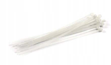 100x witte kabelbinders 3,6x140 mm - nylon kabelbinders