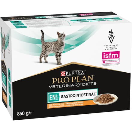 5 % korting! 2 x Purina Pro Plan natvoer voor katten - EN ST/OX Gastrointestinal Kip 20 x 85 g