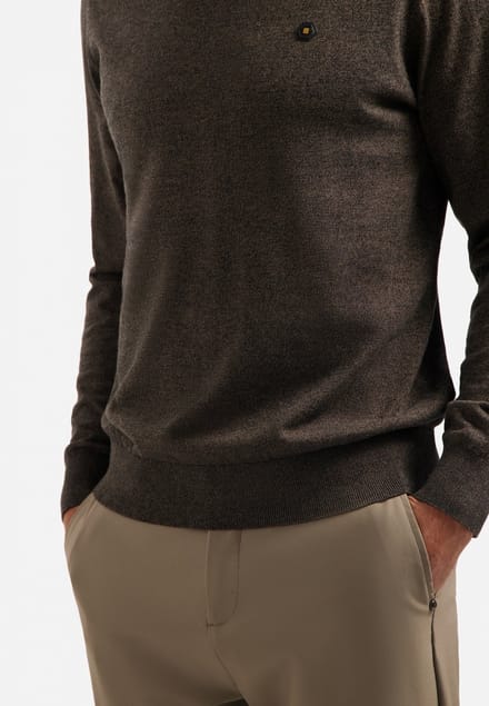 No Excess Pullover Roll Neck Taupe Größe: S | Turtlenecks Outlet | Herren | Schwarz