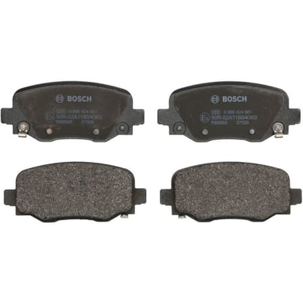 Remblokset BOSCH 0 986 424 961, achter