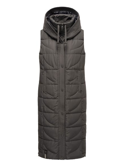 Navahoo dames gewatteerd vest Brezelchen – Lang & Warm