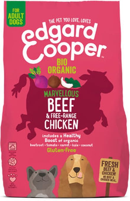 Edgard & Cooper Biologisch Adult - Rund & Kip - 2,5 kg - NL-BIO-01