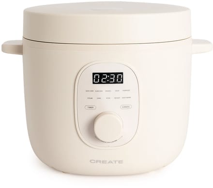 CREATE - Multifunctionele elektrische rijstkoker met stoommandje - RICE COOKER STUDIO 3L
