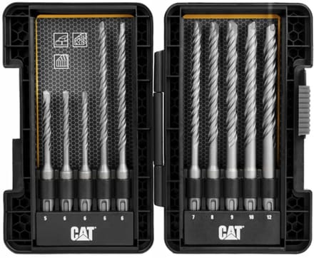CAT DA03901 - Booraccessoire Set - 10 stuks - SDS-Plus - Chroom-Vanadiumstaal