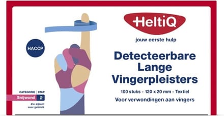 Utermöhlen detecteerbare blauwe pleister 12 x 2 cm,100 strips