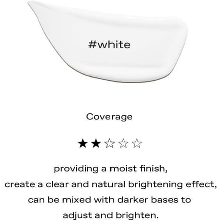 Glow Ademende Gezichtsbalsem Anti-Onzuiverheden 30 ml (Tint : Wit)