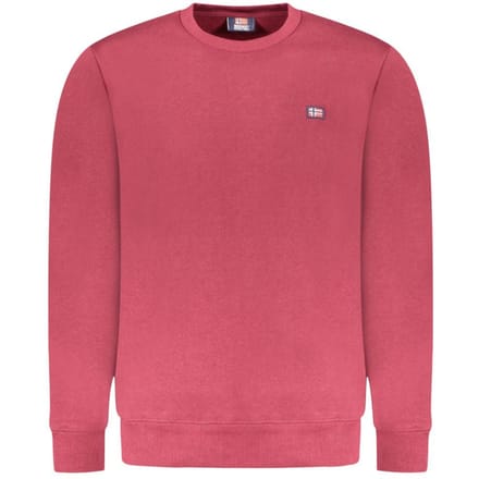 Noorwegen 1963 Rode Katoenen Heren Sweatshirt