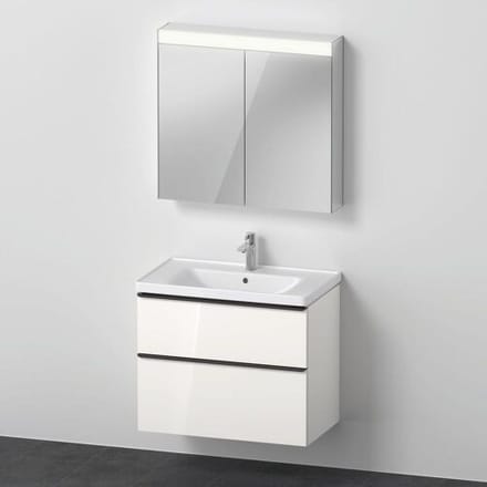 Duravit D-Neo furniture set with mirror cabinet 80 cm DE011602222