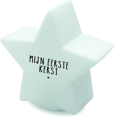 Lampje ster | mijn eerste kerst | sfeerlampje kerst | sterlampje | Sproetiz