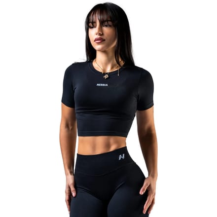 Naadloos dames-T-shirt Nebbia Power 3/4 crop
