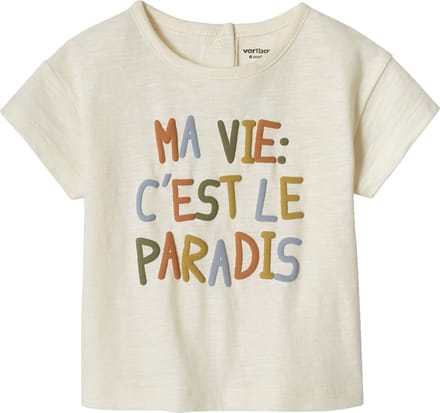 Vertbaudet Baby-T-shirt "paradis" korte mouwen