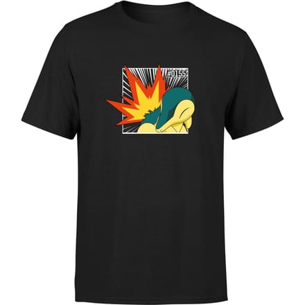 Pokemon Cyndaquil Men's T-Shirt - Black - S