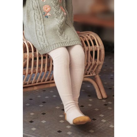 Louise Misha Tights Chukata Blush Maat: 12Y | Sokken Outlet | kids | Wit