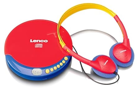 Draagbare CD-speler voor kinderen met geluidsisolatie en LCD-scherm