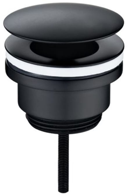Wiesbaden UniMatch Open Afvoerplug 5/4 Inch - Mat Zwart