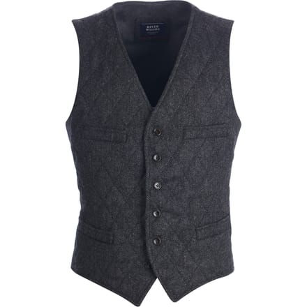 River Woods Quited Fully Lined Gilet Grey Maat: 50 | Jassen Outlet | Heren | Grijs