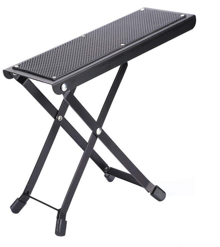 Dailygoody - Verstelbare Gitaarvoetkruk - Antislip - Stevige Opbouw