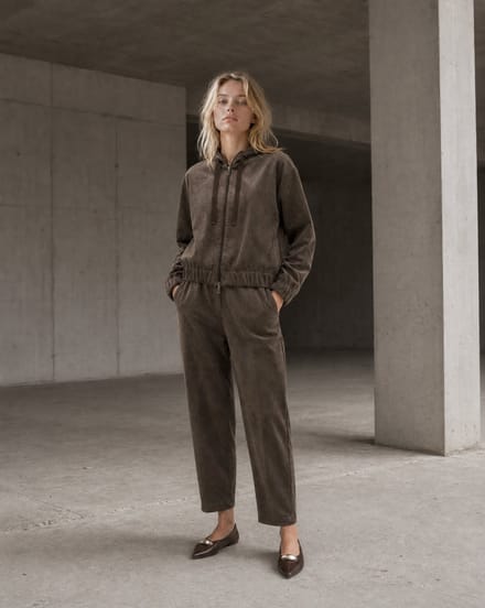Bertini jeans barel pants | Toupe - Toupe / S