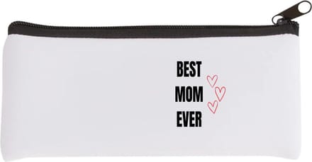 Akyol - best mom ever Etui - Moeder - mama - moederdag - cadeau - verjaardag - oma - 20 bij 9 cm