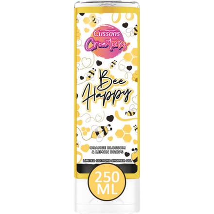 Cussons Creations Bee Happy Oranjebloesem & Citroen Drops Douchegel - 250 ml