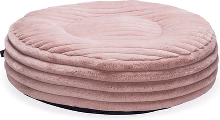 Designed by Lotte Reza - Hondenkussen - Rond - Roze - 65x65x16 cm