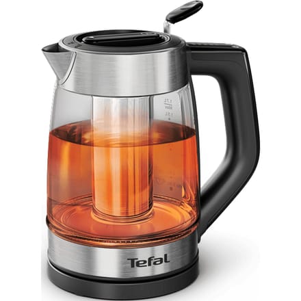 Tefal Element BJ760D - Waterkoker - 1.7 liter - Glas - RVS - 5 temperaturen - Warmhoudfunctie
