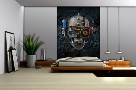 Alchemy  Art Necronaut Skull Photo Wallcovering
