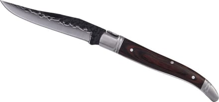 Laguiole - Vouwmes Black Hammer - Compact design - RVS lemmet